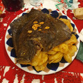 El cooksnap de Óscar cuando hizo Rodaballo al horno con patata a la gallega.