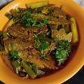 Sukla Sil's cooksnap of when they made আলু,পেঁয়াজকলি দিয়ে আমুদি মাছের ঝোল (aloo peyajkoli diye amudi macher jhol recipe in Bengali).