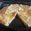 El cooksnap de Silvina Muñoz cuando hizo Tarta de brócoli y pollo.