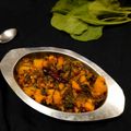 Himani Vasavada's cooksnap of when they made આલુ પાલક (Aloo Palak Recipe In Gujarati).