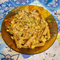 El cooksnap de Gustavo cuando hizo Macarrones muy saludables.