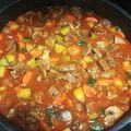 El cooksnap de Xus cuando hizo Estofado de ternera con verduras al vino tinto y la soja.