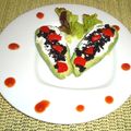 El cooksnap de carme castillo cuando hizo Aguacates rellenos de queso crema.