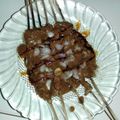 Cooksnap dari Muthia Hanie Pratiwi untuk resep Sate jamur tiram bumbu kacang
