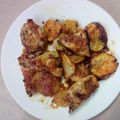 El cooksnap de Pepe López cuando hizo Pollo en salsa de vino tinto, naranja y miel.