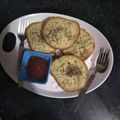 Neena Seth Pandey's cooksnap of when they made Instant garlic bread.