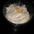 El cooksnap de Diana Estefania cuando hizo Helado fitness saludable.