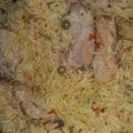 El cooksnap de Desiree Bello Brito cuando hizo Arroz con pollo.