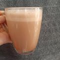 El cooksnap de Esther Soto cuando hizo Café frío con cacao.