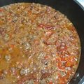 El cooksnap de rtheran9 cuando hizo Chili con carne.