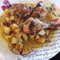 El cooksnap de Mar cuando hizo Muslos de pollo a la miel y tomillo.
