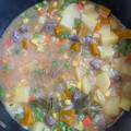El cooksnap de Fernanda Valenzuela cuando hizo Carbonada Chilena.