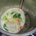 Cooksnap hidayati chemat semasa beliau membuat Sawi Pakchoy Masak Lemak Suhun & Fucuk.
