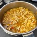 El cooksnap de Vivi VG cuando hizo Pollo con papas.