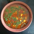 Dipika Bhalla's cooksnap of when they made Batata Nu Shaak.