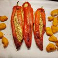 Cooksnap από Δέσποινα Καρπούζα στη συνταγή Πιπεριές Φλωρίνης με φέτα, ανθότυρο και μυρωδικά 🌶🌶🌶