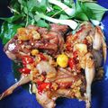 Cooksnap của Rose Truong khi họ làm theo món Chim cút chiên bơ
