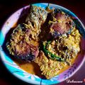 Debasree Sarkar's cooksnap of when they made Macha jholo (Rohu fish curry).