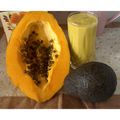 Tumiso Foods's cooksnap of when they made Avocado Papaya smoothie.