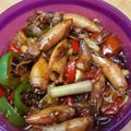 Cooksnap dari Khansa Zahirah untuk resep Cumi Asin Pedas
