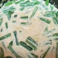 El cooksnap de Eloisa Cirne cuando hizo Ejotes con crema "fácil y deliciosos".