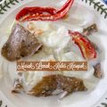 Cooksnap Mahadiah semasa beliau membuat Kobis masak lemak putih.