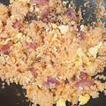 Cau Hai's cooksnap of when they made Cơm chiên trứng, lạp xưởng.