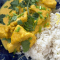 El cooksnap de Irene-Guirao cuando hizo Pollo en salsa de mango al curry - Receta de batch cooking.