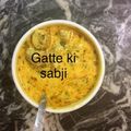 Rita Mehta ( Executive chef ) का कुकस्नैप जब उन्होंने राजस्थानी गट्टे की सब्जी बनाया था।