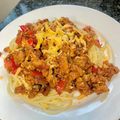 Khanyo Zondi's cooksnap of when they made Spaghetti 