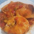El cooksnap de Manolo Guerrero cuando hizo Pisto con filetes de bacalao.