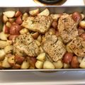 Gary's cooksnap of when they made Extreme Butter Garlic Baked Pork Chops with Potatoes.