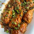 Karan Tripathi (Food Fanatic) का कुकस्नैप जब उन्होंने स्पाइसी चिकन चिली मोमोज़ (Spicy chicken chilli momos recipe in hindi) बनाया था।