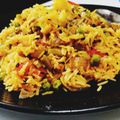 Veena Chopra का कुकस्नैप जब उन्होंने मटर पुलाव(Matar pulao recipe in Hindi) बनाया था।
