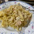 Cooksnap dari Jessica Stefanus untuk resep Spaghetti Salmon Carbonara