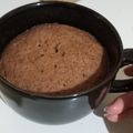 El cooksnap de Kristal Velez cuando hizo Mug cake de chocolate, ideal para compartir en san valentín.