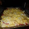 El cooksnap de Sofía López cuando hizo Lasagna de fideos.