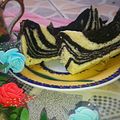 Cooksnap dari Cute Kania untuk resep Bolu kukus zebra putih telur
