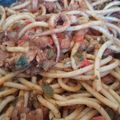 El cooksnap de Diego Bustos cuando hizo Pastas con salsa de mariscos.