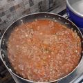 El cooksnap de Pame cuando hizo Tuco de carne picada para pasta.