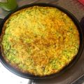 El cooksnap de Daniela Araujo cuando hizo Fainá de zapallitos.