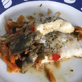 El cooksnap de @tesa.cuina cuando hizo Bacalao en salsa de pimientos.