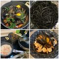 Mónika Bor Cooksnap-ja, amikor elkészítette a(z) Feketekagylós spagetti garnélával receptet.