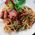 รูป Cooksnap ของ ป๊อกกี้รักษ์โลก เมื่อเขาทำ สปาเกตตี้ผัดพริกแห้ง