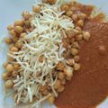 El cooksnap de Maurice Colmener cuando hizo Garbanzos con salsa de chistorra y un toque de lima.