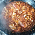 El cooksnap de Francisco José Merino Pastor cuando hizo Fideuà de gamba roja.