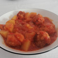El cooksnap de El Laboratorio De Eri cuando hizo Albóndigas con jamón en salsa de Pedro Ximénez con patatas.