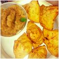Chhaya Srivastava's cooksnap of when they made Samosa.