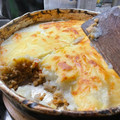 El cooksnap de Agustina Riera cuando hizo Pastel de “carne” vegetariano/vegano con soja texturizada.