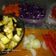 El cooksnap de Marianela Maza cuando hizo Revuelto de berenjenas Repollo Colorado y varias verduras.